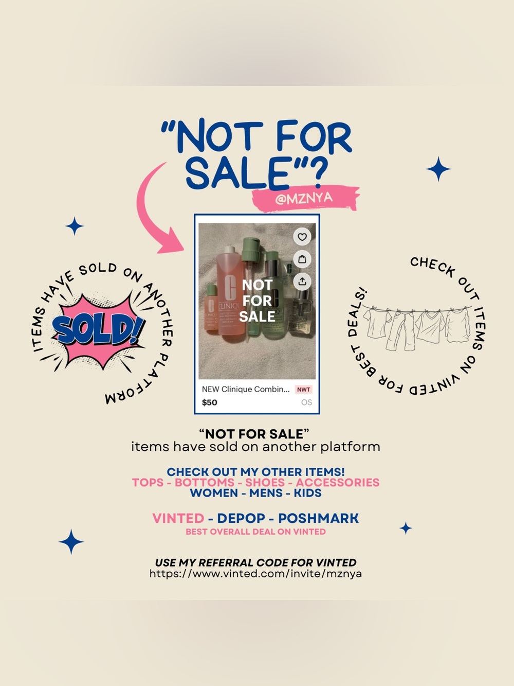 “NOT FOR SALE” Items